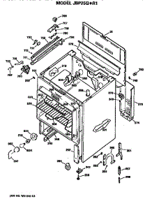 Main Body parts for Ge Electric Range JBP25G*R1 from AppliancePartsPros.com