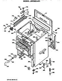 Main Body parts for Ge Electric Range JBP26G*R1 from AppliancePartsPros.com