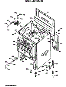 Main Body parts for Ge Electric Range JBP26G*R3 from AppliancePartsPros.com