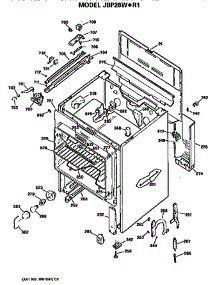Main Body parts for Ge Electric Range JBP26W*R1 from AppliancePartsPros.com