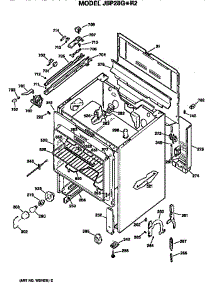 Main Body parts for Ge Electric Range JBP28G*R2 from AppliancePartsPros.com