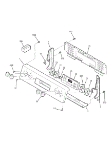 Control Panel parts for Ge Electric Range JBP35DKBB from AppliancePartsPros.com