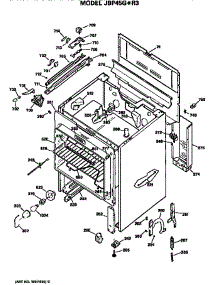 Main Body parts for Ge Electric Range JBP45G*R3 from AppliancePartsPros.com