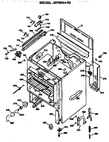 Main Body parts for Ge Electric Range JBP56G*R2 from AppliancePartsPros.com