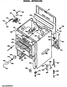 Main Body parts for Ge Electric Range JBP56G*R3 from AppliancePartsPros.com