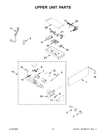 Upper Unit Parts parts for Jenn-Air Refrigerator JBRFL36IGX10 from AppliancePartsPros.com