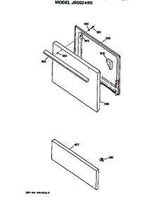 Door parts for Ge Electric Range JBS02*R2 from AppliancePartsPros.com