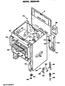 Main Body parts for Ge Electric Range JBS02*R3 from AppliancePartsPros.com
