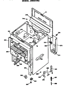 Main Body parts for Ge Electric Range JBS03*R2 from AppliancePartsPros.com