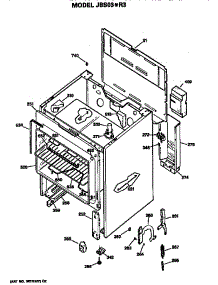 Main Body parts for Ge Electric Range JBS03*R3 from AppliancePartsPros.com