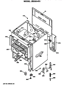 Main Body parts for Ge Electric Range JBS06*R1 from AppliancePartsPros.com