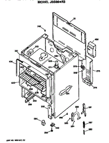 Main Body parts for Ge Electric Range JBS06*R3 from AppliancePartsPros.com