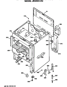 Main Body parts for Ge Electric Range JBS06G*R2 from AppliancePartsPros.com