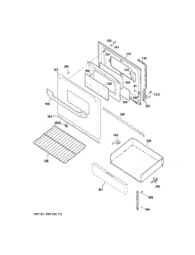 Door & Drawer Parts parts for Ge Electric Range JBS160DM3CC from AppliancePartsPros.com