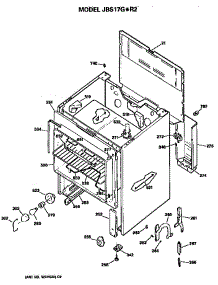 Main Body parts for Ge Electric Range JBS17G*R2 from AppliancePartsPros.com