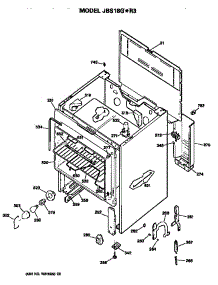 Main Body parts for Ge Electric Range JBS18G*R3 from AppliancePartsPros.com