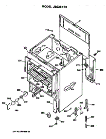 Main Body parts for Ge Electric Range JBS26*R1 from AppliancePartsPros.com