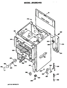 Main Body parts for Ge Electric Range JBS26G*R3 from AppliancePartsPros.com