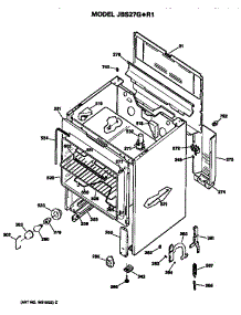 Main Body parts for Ge Electric Range JBS27G*R1 from AppliancePartsPros.com