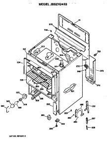Main Body parts for Ge Electric Range JBS27G*R3 from AppliancePartsPros.com