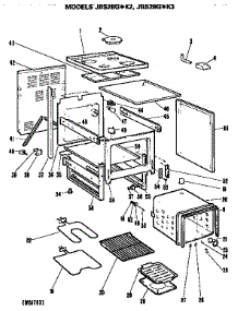 Main Body parts for Ge Electric Range JBS28G*K3 from AppliancePartsPros.com