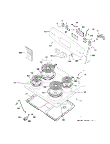 Control Panel & Cooktop parts for Ge Electric Range JBS360DM2WW from AppliancePartsPros.com