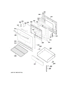 Door & Drawer Parts parts for Ge Electric Range JBS360DM2WW from AppliancePartsPros.com