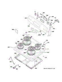 Control Panel & Cooktop parts for Ge Electric Range JBS360RR1SS from AppliancePartsPros.com