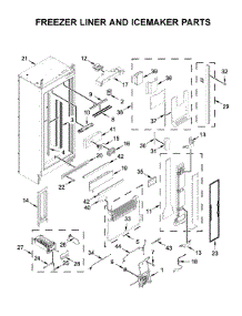 Freezer Liner And Icemaker Parts parts for Jenn-Air Upright Freezer JBZFL18IGX00 from AppliancePartsPros.com