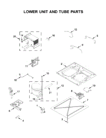 Lower Unit And Tube Parts parts for Jenn-Air Upright Freezer JBZFL24IGX00 from AppliancePartsPros.com
