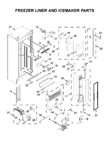 Freezer Liner And Icemaker Parts parts for Jenn-Air Upright Freezer JBZFR18IGX00 from AppliancePartsPros.com