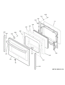 Lower Door parts for Ge Electric Range JCB865SJ9SS from AppliancePartsPros.com