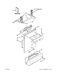 Door Panel Parts parts for Jenn-Air Dishwasher JDB8200AWS2 from AppliancePartsPros.com