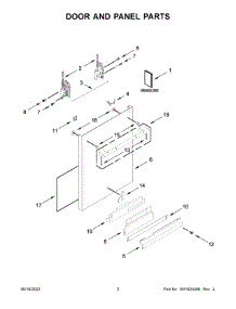 Door And Panel Parts parts for Jenn-Air Dishwasher JDPSS244LL2 from AppliancePartsPros.com