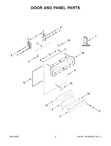 Door And Panel Parts parts for Jenn-Air Dishwasher JDPSS246LL1 from AppliancePartsPros.com