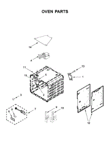 Oven Parts parts for Jenn-Air Range JDRP430HL00 from AppliancePartsPros.com