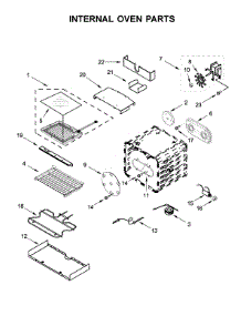 Internal Oven Parts parts for Jenn-Air Range JDRP436HL00 from AppliancePartsPros.com