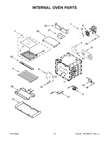 Internal Oven Parts parts for Jenn-Air Range JDRP436HL01 from AppliancePartsPros.com