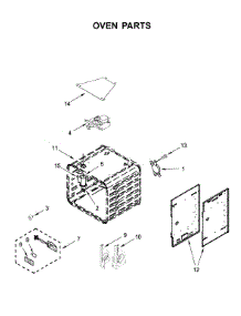 Oven Parts parts for Jenn-Air Range JDRP436HM00 from AppliancePartsPros.com