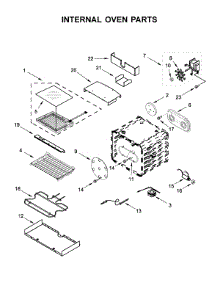 Internal Oven Parts parts for Jenn-Air Range JDRP436HM00 from AppliancePartsPros.com