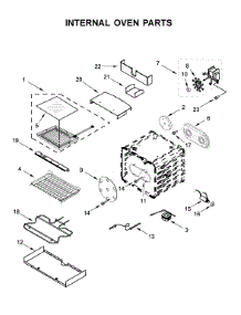Internal Oven Parts parts for Jenn-Air Range JDRP536HL00 from AppliancePartsPros.com
