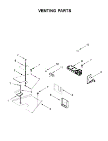 Venting Parts parts for Jenn-Air Range JDRP536HM00 from AppliancePartsPros.com