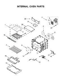 Internal Oven Parts parts for Jenn-Air Range JDRP636HL00 from AppliancePartsPros.com
