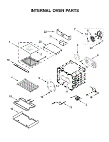 Internal Oven Parts parts for Jenn-Air Range JDRP636HM00 from AppliancePartsPros.com