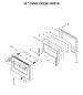 30" Oven Door Parts