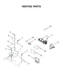 Venting Parts parts for Jenn-Air Range JDRP648HM00 from AppliancePartsPros.com
