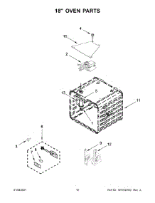 18" Oven Parts parts for Jenn-Air Range JDRP648HM01 from AppliancePartsPros.com