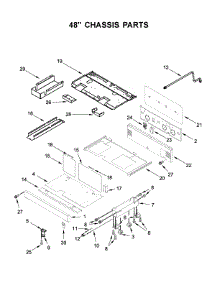 48" Chassis Parts parts for Jenn-Air Range JDRP748HL00 from AppliancePartsPros.com