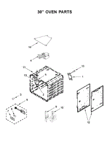30" Oven Parts parts for Jenn-Air Range JDRP748HL00 from AppliancePartsPros.com