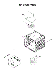 18" Oven Parts parts for Jenn-Air Range JDRP748HL00 from AppliancePartsPros.com